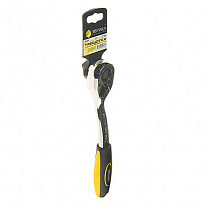 Трещотка ER-51272 1/2" 72-зубцовая с изогнутой резиновой ручкой ЭВРИКА /1/20/40